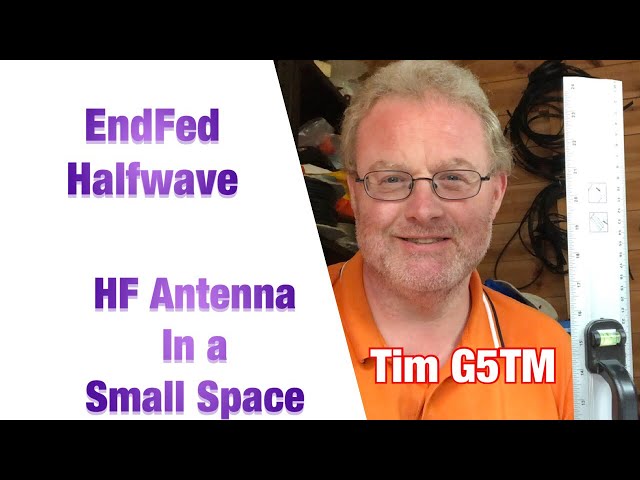 HAM RADIO: EndFed Halfwave Antenna In a Small Garden