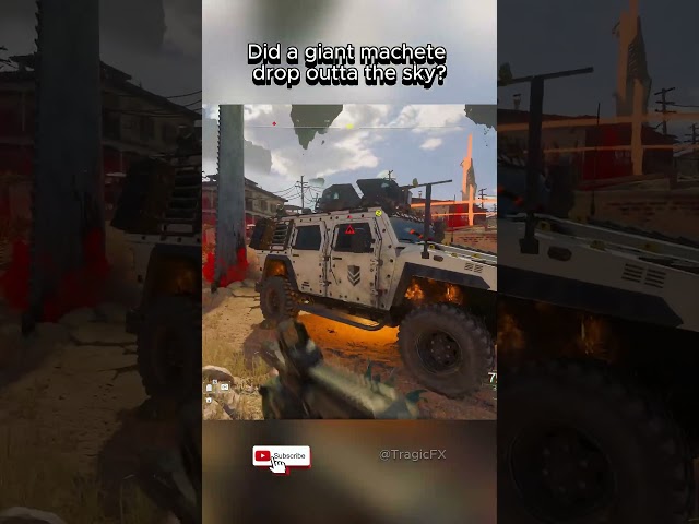 Did a giant machete drop outta the sky? #blackops7 #gaming #callofduty
