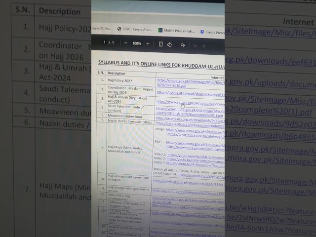 How to Download Khuddam-ul-Hujjaj Syllabus 2027? | Complete Guide #KhuddamUlHujjaj  #HajjSyllabus