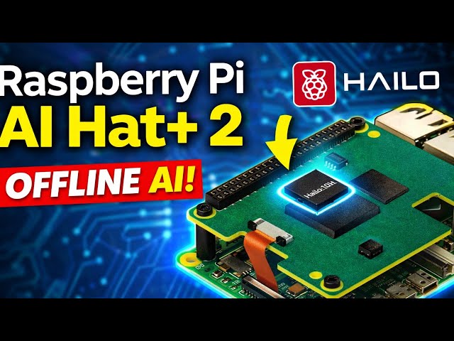 Raspberry Pi AI Hat+ 2 Explained | Offline Edge AI with Hailo-10H | Specs, Power and Usage