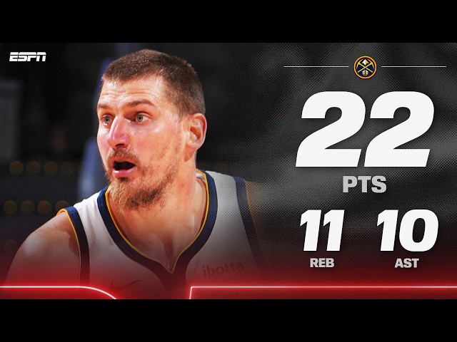 JOKER TRIPLE DOUBLE IN THE PRESEASON 😱 Nikola Jokic puts on a show 😤 | NBA on ESPN