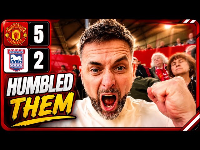 BRUNO Shuts down the Haters! Man United 5-2 Ipswich Match Reaction