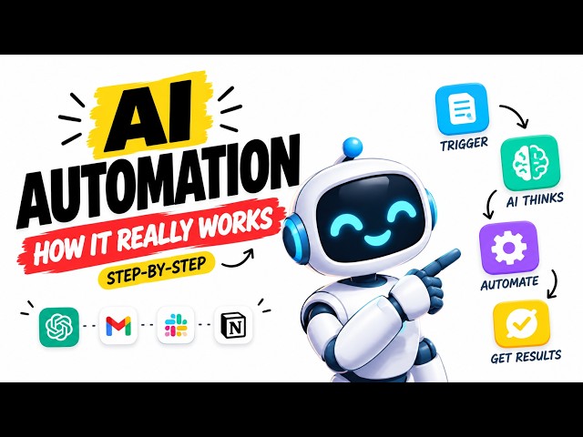 AI Automation Explained: How It REALLY Works (Step-by-Step)