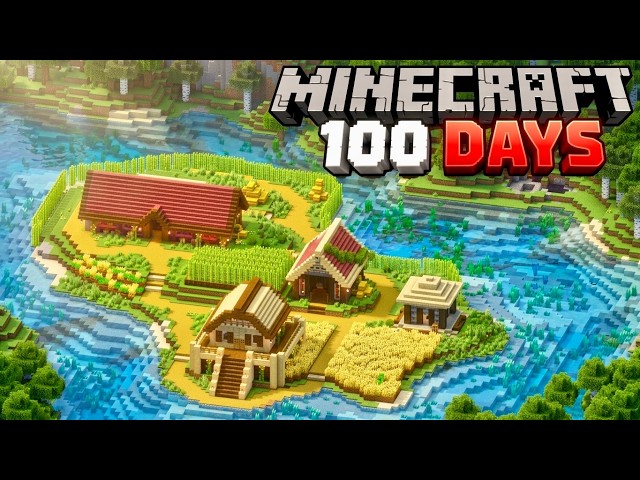 I Spent 100 Days in a RANDOM Minecraft Seed... Here's What Happened
