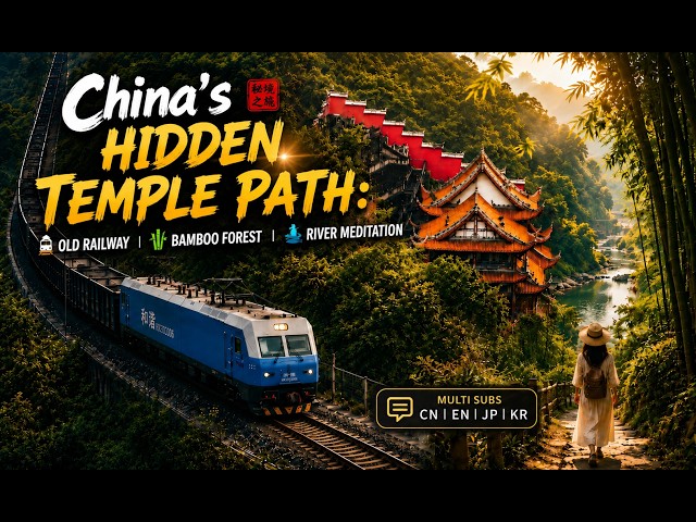 A Hidden Path Through Temples, Railway & Bamboo | China in VR180 3D 8K