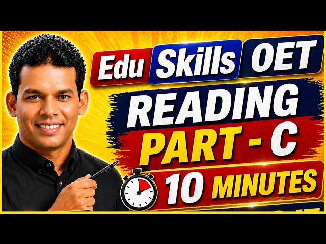 Edu Skills Reading Part  C: Tips & Tricks: Homoeopathy: Part C in 7 minutes -   Real Exam Strategies