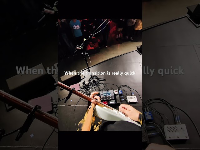 When the transition is really quick #worshipguitarist #guitar #bigsky #guitarist #elevationworship