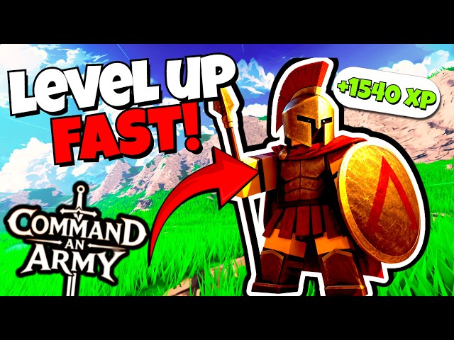 BEST *LEVELING* GUIDE IN COMMAND AN ARMY ROBLOX!