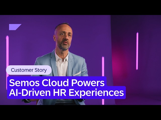 How Semos Cloud Uses SAP Business Data Cloud to Power AI-Driven HR Experiences