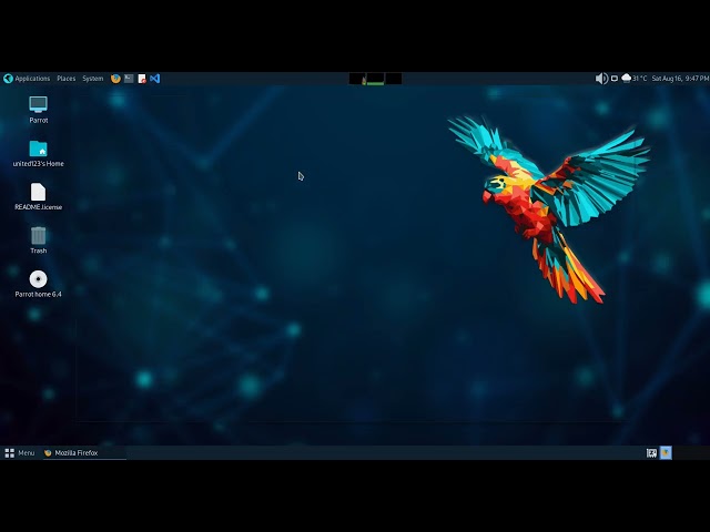 Using Parrot Security OS in VMware Workstation