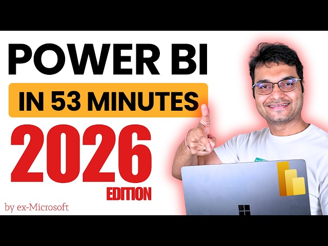 Power BI Tutorial for Beginners 2026 (Part 1)