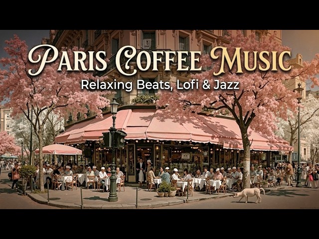 Paris Cafe Ambience & Relaxing French Cafe Music - Smooth Coffee Shop Jazz Mix