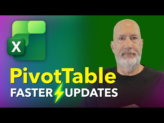 Speed Up Excel PivotTable Layout Changes with Defer Layout Update