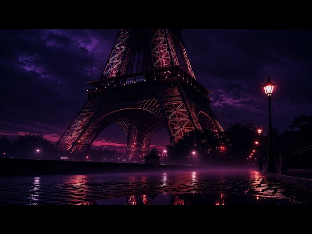🌧️ Gentle Rain at Night in Paris, Rain Sounds for Sleep, Insomnia, Relaxing, Meditation, Yoga, Study