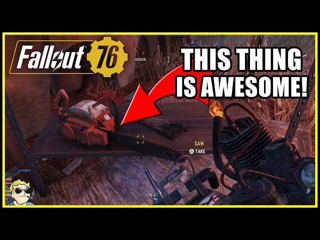 The Chainsaw (Locations and Best Mods) - Fallout 76