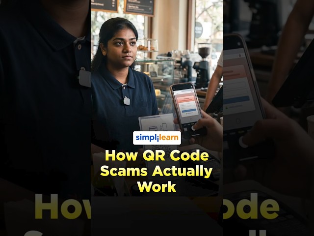 One QR Scan Could Expose Your Passwords & Steal Your Money | QR Phishing | #Shorts | #Simplilearn