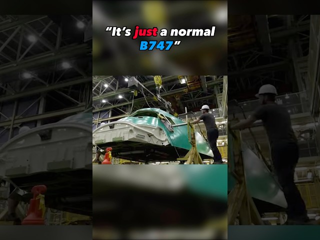 “It’s just a normal B747”😥. #shorts #aviation #airplane #boeing #b747 #flight #atlasair #edit #fyp