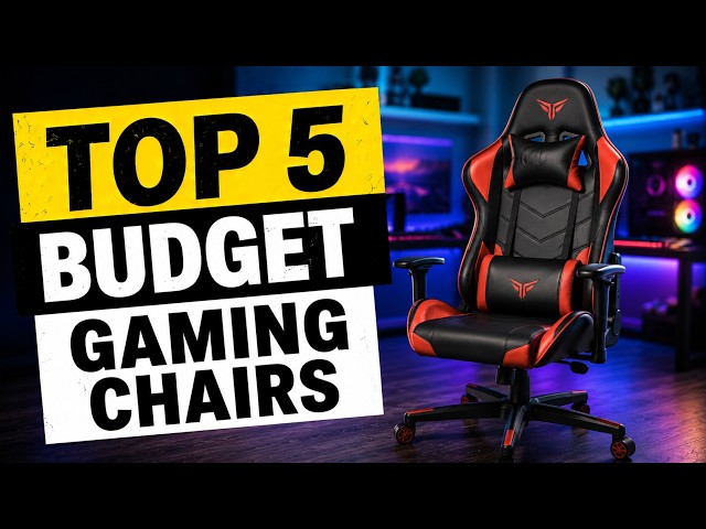 Top 5 BEST Budget Gaming Chairs (2026) - BETTER Than Expensive Ones