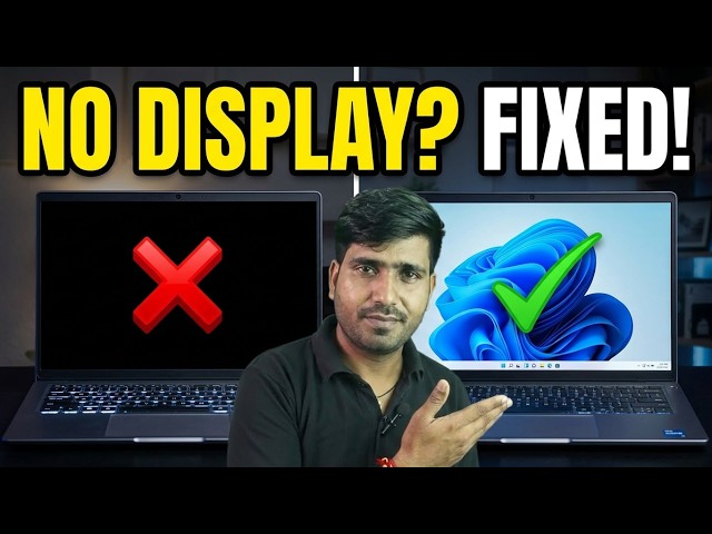 How to FIX Black Screen on Windows 10/11 - Quick Solution