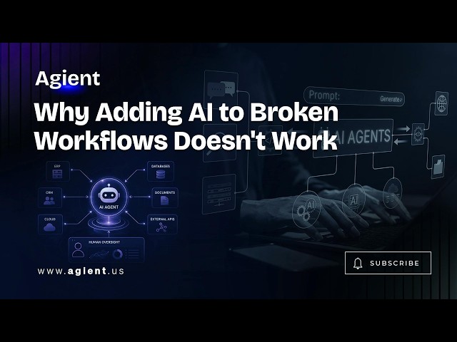 Why Adding AI to Broken Workflows Doesn’t Work