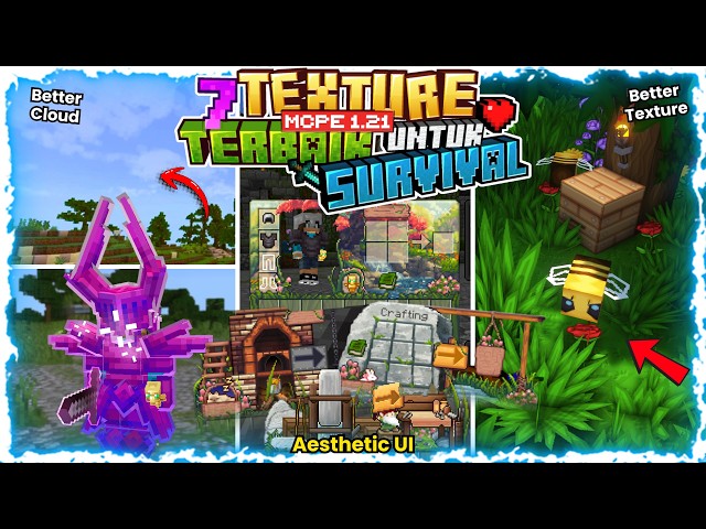 BEST‼️ 7 COOL & LIGHTWEIGHT TEXTURE PACKS PERFECT FOR SURVIVAL! (BEDROCK / MCPE) Supports 1.21 - ...