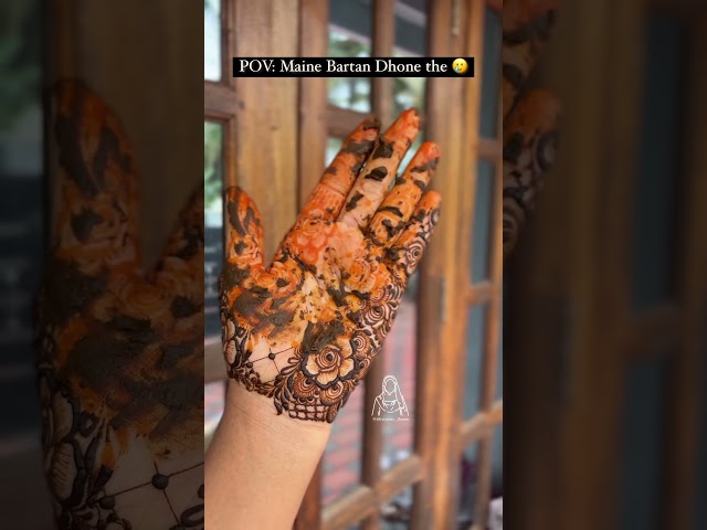 Bartan dhona = Mehndi Dhona, Life is all about Balance 🥹 who else can relate? Share your stories!👇