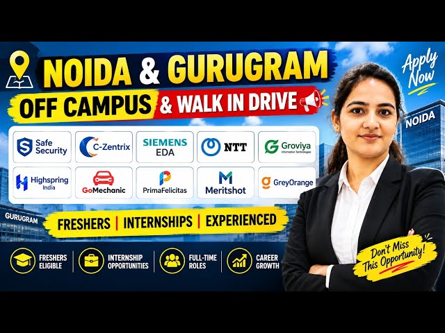 🔥 DELHI NCR JOBS SEPTEMBER 2026 | Noida, Gurugram & Delhi Hiring | Freshers & Experienced | IT Jobs