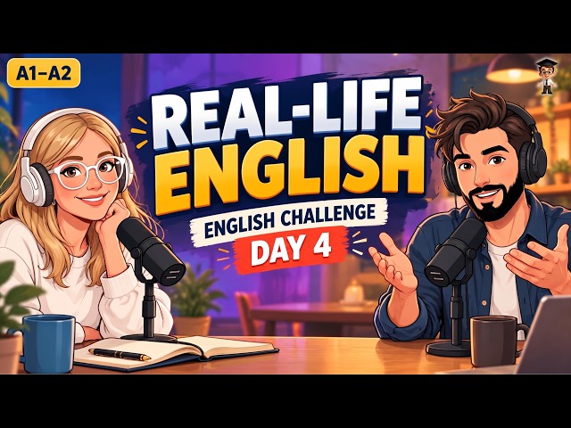 English Challenge: Real-Life English Practice for Everyday Situations | English Podcast (A1-A2)