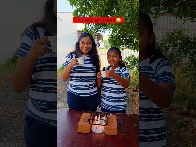 LPG Cylinder Issue solved 😂👍Diyaishwarya #shorts #viralvideo