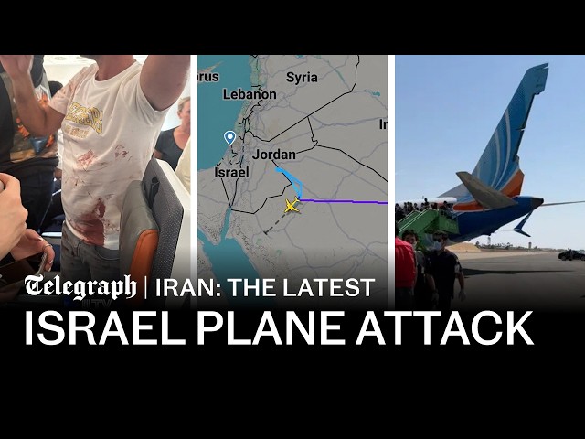 Israel flight diverted after pilot attacked amid ‘hijack attempt’ | Iran war latest news