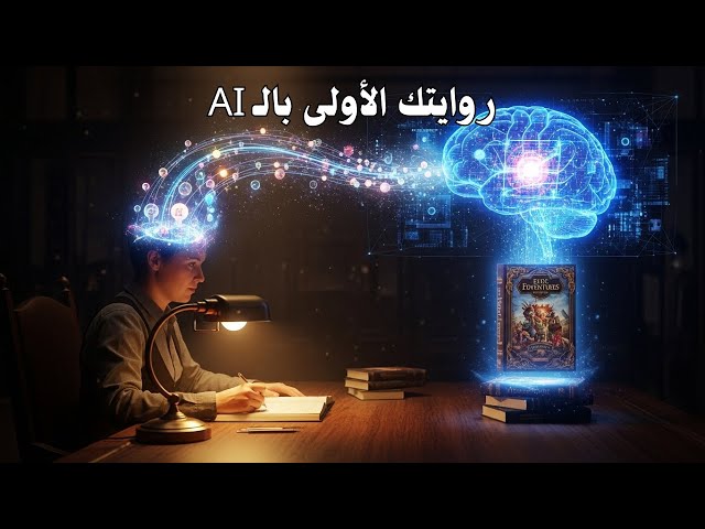 سر كتابة رواية كاملة بالذكاء الاصطناعي في دقائق فقط!