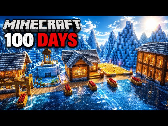 Surviving 100 Days STRANDED In A Frozen World