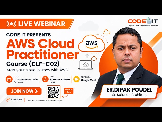 AWS Cloud Practitioner (CLF-C02) Webinar | Code IT