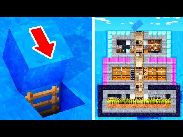 EEN *GEHEIME* BASIS MAKEN ONDERWATER! - Minecraft Opgejaagd #5