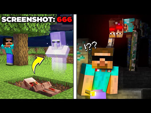 Testing Scary Minecraft Myths Caught in Screenshots!!