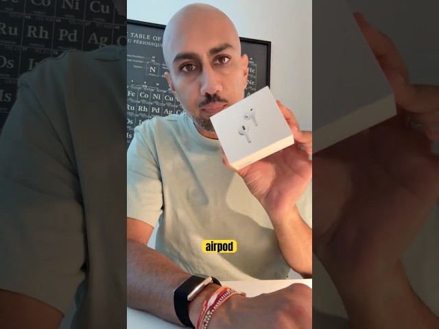 Apple AirPods Pro 3 BORING unboxing #apple #airpodspro3 #tech #unboxing #audio