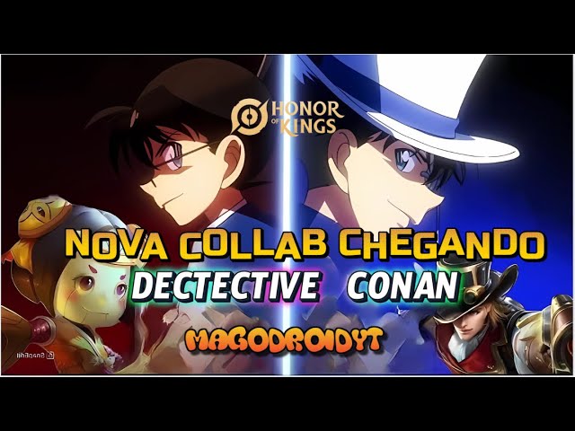 VAZOU NOVAS SKINS CONAN KAITO E NITGHT CITY RAIN NOVA COLLAB DETECTIVE CONAN!  | HONOR OF KINGS