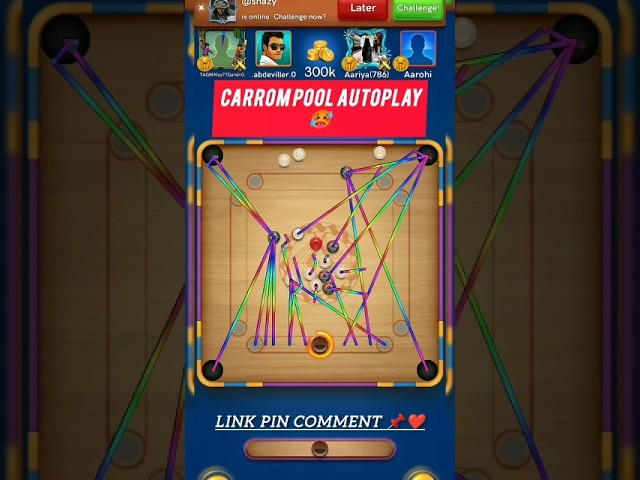 Carrom pool Free Autoplay hack new #carrompool #autoplayhack #carrompool