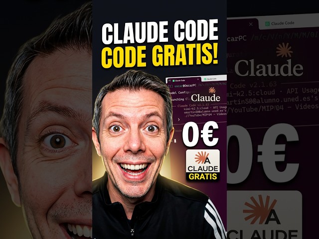 Cómo usar Claude Code de forma gratuita #claudeai #coding #gratis