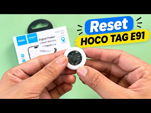 How to Factory Reset HOCO TAG E91