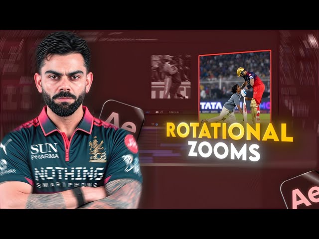 Smooth Rotational Zoom Tutorial In After Effects 🔥