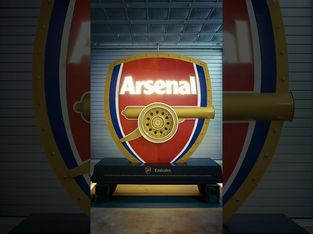 This Arsenal Crest used to be an Emirates aircraft ✈️