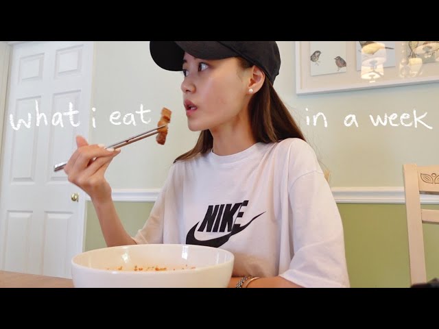 usa vlog 🇺🇸 what i eat in a week in a korean household pt. 1 (realistic & homemade)