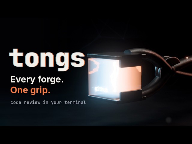 tongs: Every forge. One grip. | Code review for GitHub and GitLab in your terminal