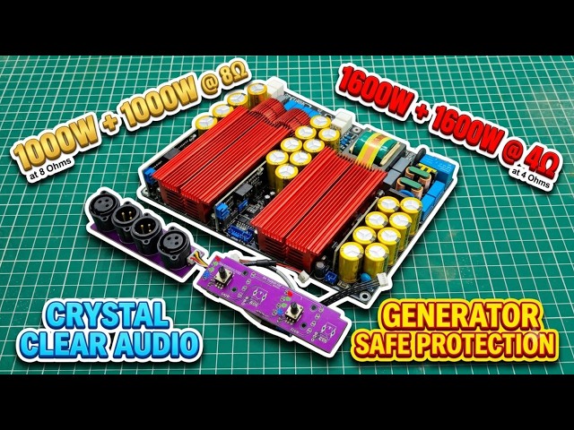 IOT-Audios 1000W+1000W 8 Ohms Amplifier PCB Module, Professional Outdoor Audio and DJ Walo Ke Liye!