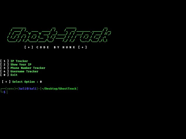 GhostTrack OSINT Tool — Full Setup & Demo on Kali Linux | Information Gathering Tutorial