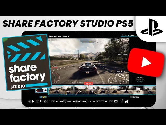 SHARE FACTORY STUDIO PS5 TUTORIAL | How to Edit Gameplay for YouTube on Your PS5 (2021) (EASY) | SCG