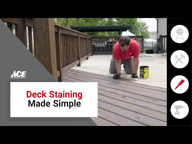 Deck Staining Made Simple | Ace Hardware