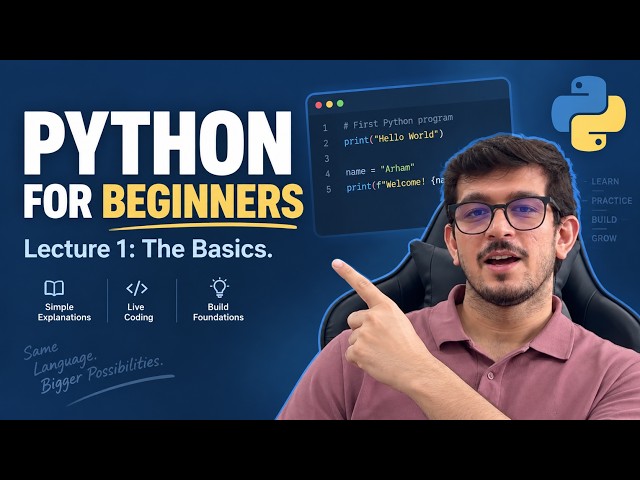 Learning Python From Zero : EP1 : Setup, Variable, Data Types, Operator & Practice (New to teaching)