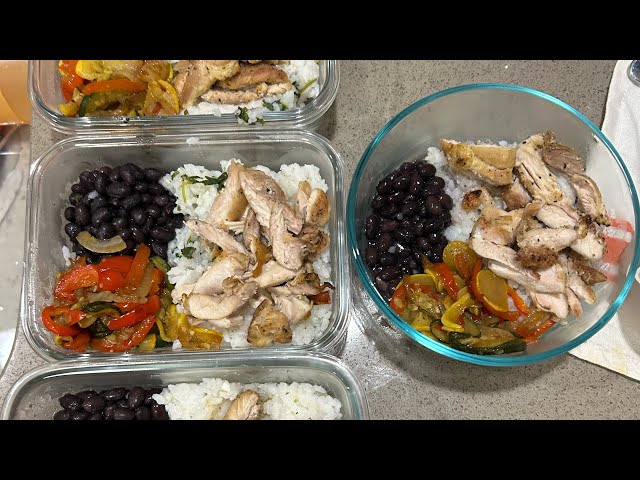 Little Will Clemson college student meal preps fire meal week2